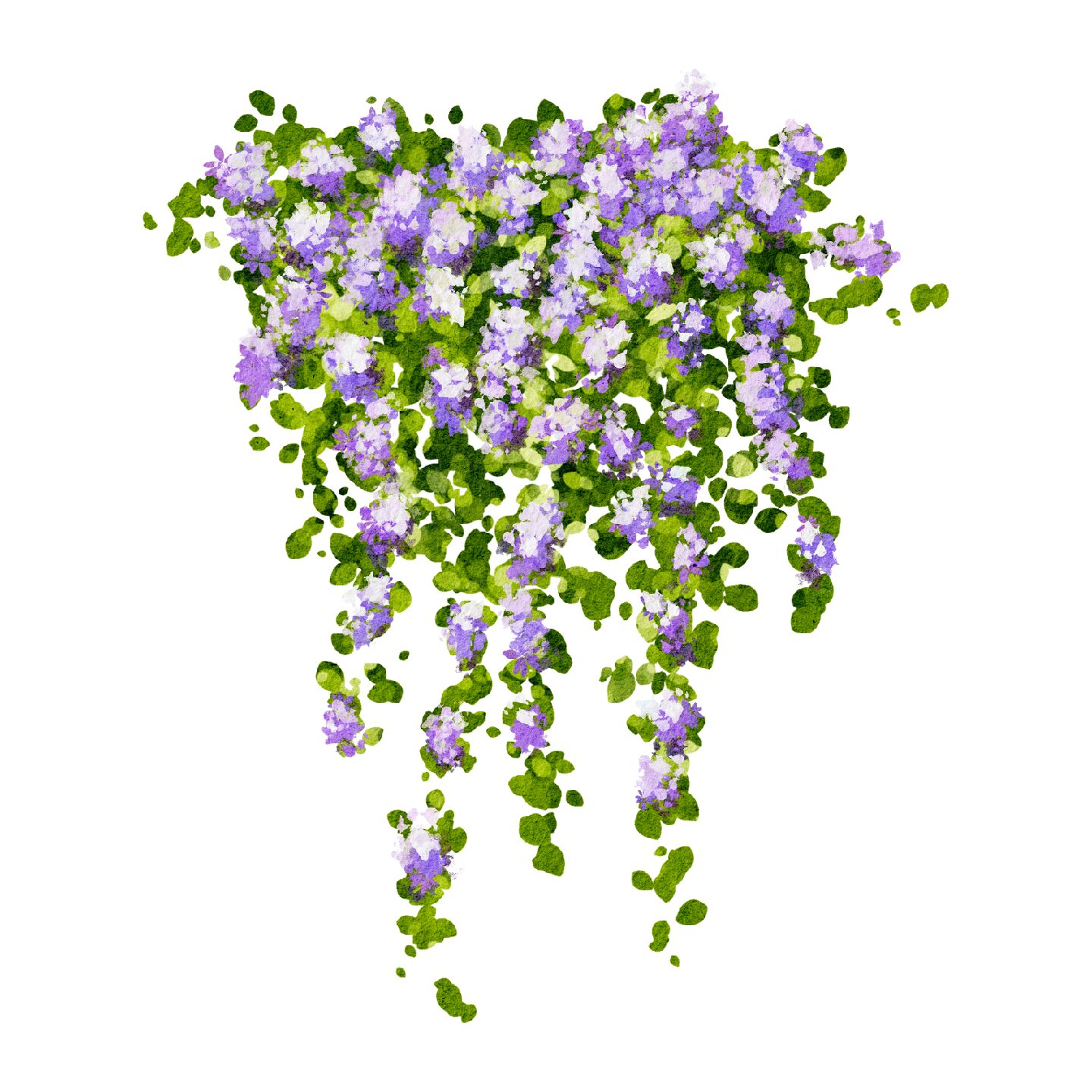 STAR DIVE Purple Westeria Artificial Flower